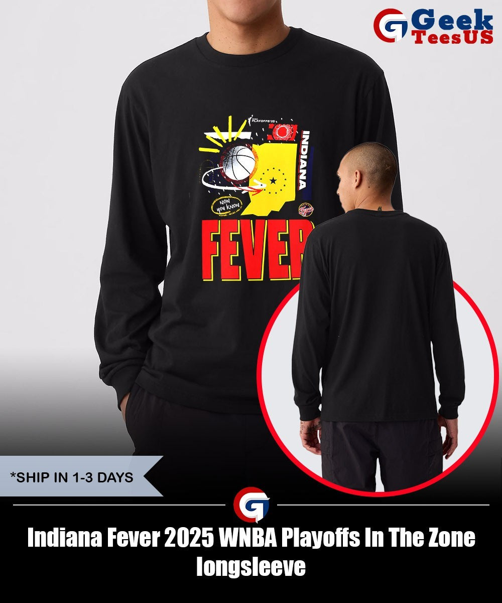Indiana Fever 2025 WNBA Playoffs In The Zone shirt