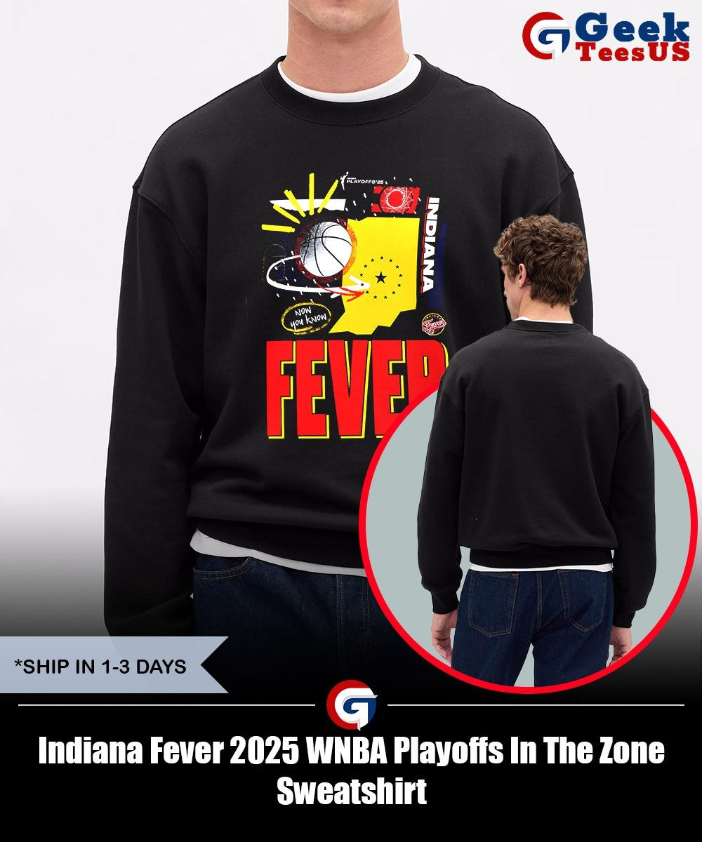 Indiana Fever 2025 WNBA Playoffs In The Zone shirt