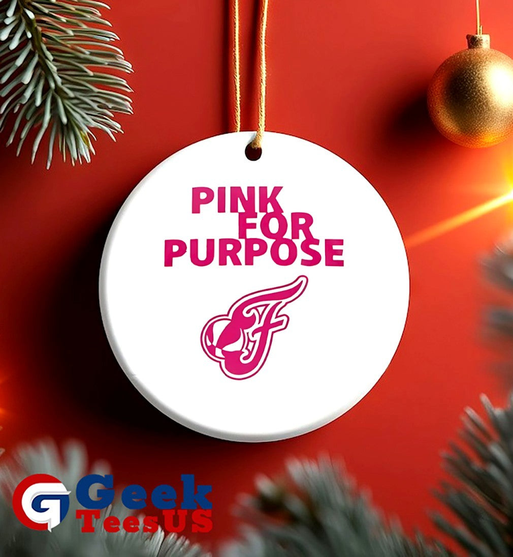 Indiana Fever Pink for Purpose logo shirt
