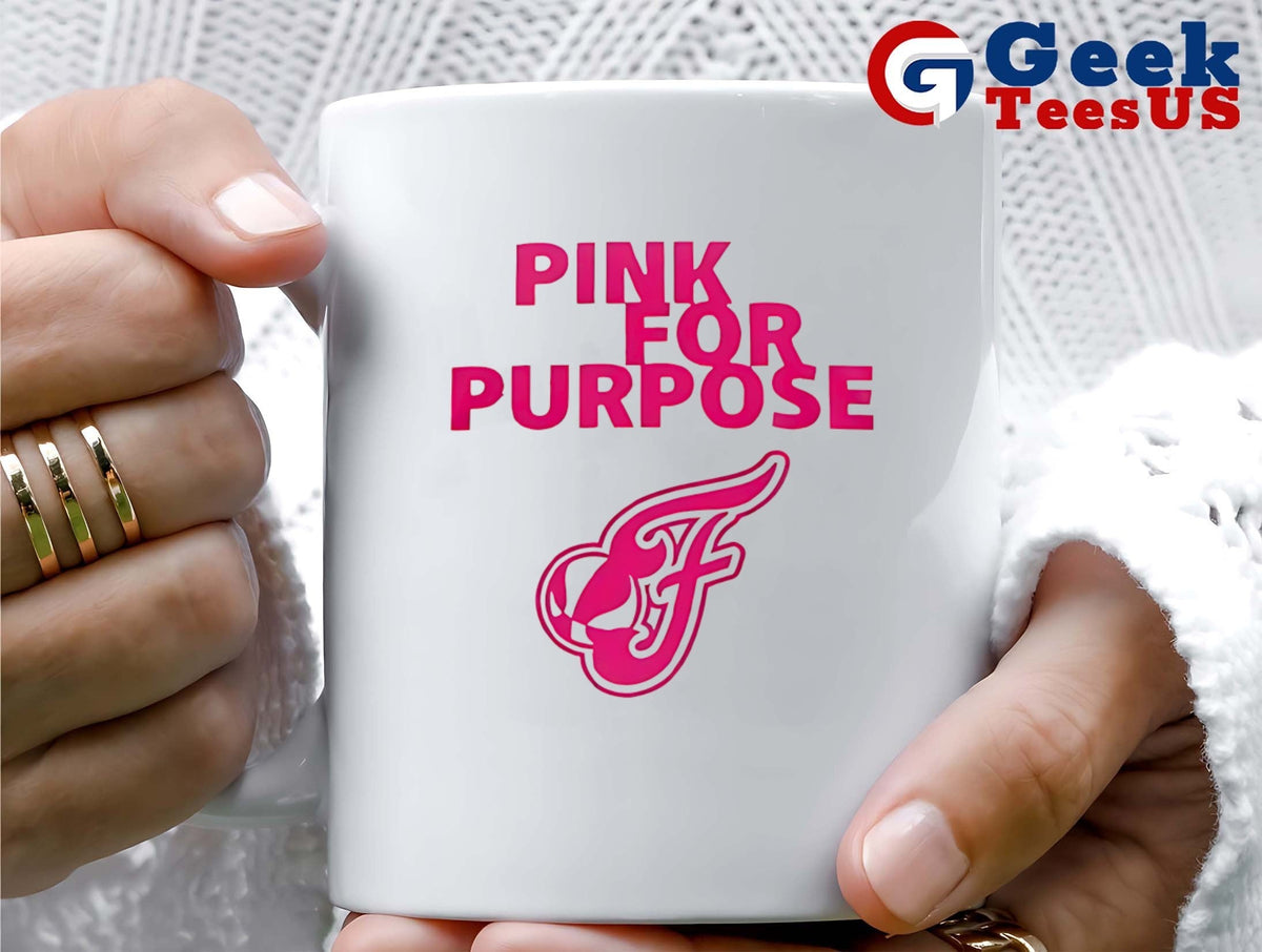 Indiana Fever Pink for Purpose logo shirt