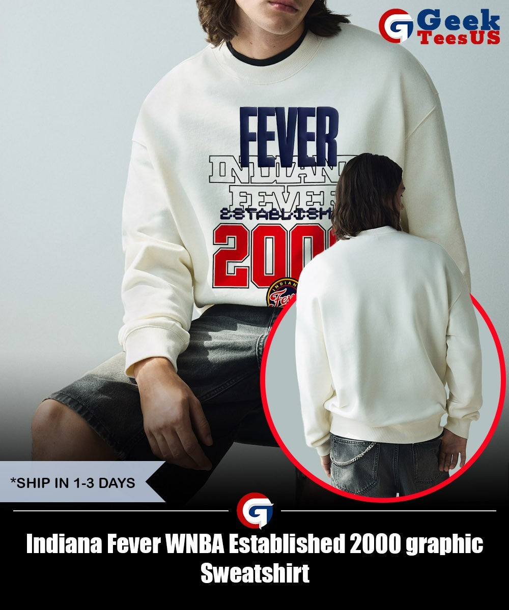 Indiana Fever WNBA Established 2000 graphic shirt