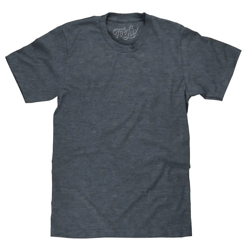 Indigo Black Heather Blank T-Shirt - Indigo Hoodie, Sweatshirt | HypeDripTees.com