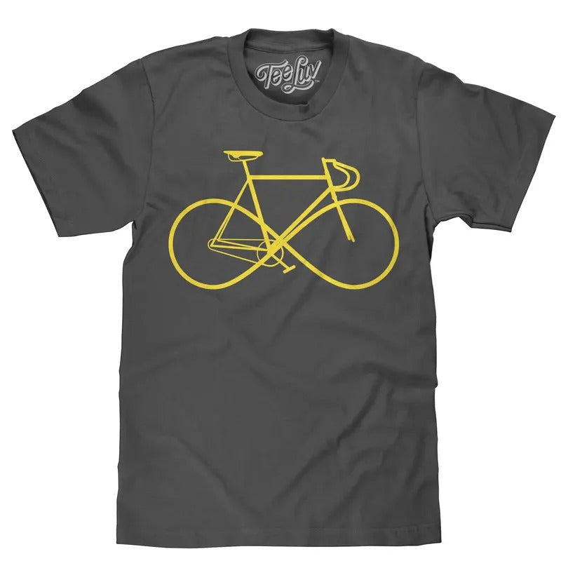 Infinity Sign Bicycle T-Shirt - Gray Hoodie, Sweatshirt | HypeDripTees.com