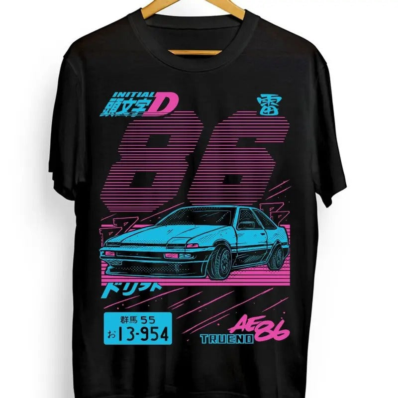 Initial D T-Shirt Itsuki Fujiwara Anime Manga Movie Sport Shirt Tee All Size Hoodie, Sweatshirt | HypeDripTees.com