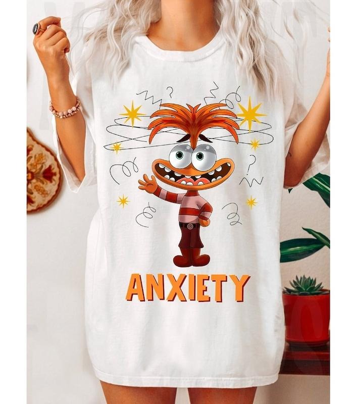 Inside Out Anxiety Shirt, Inside Out 2 Shirt, Inside Out 2 Family Matching Shirt, Anxiety Inside Out Shirt. Man Hoodie,...