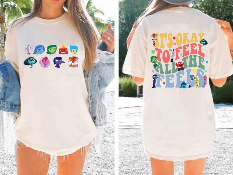 Inside Out Shirt, It's Okay To Feel All The Feels Shirt, Mental Health shirt, Inclusion Shirt, Speech Therapy Shirt, BCBA...