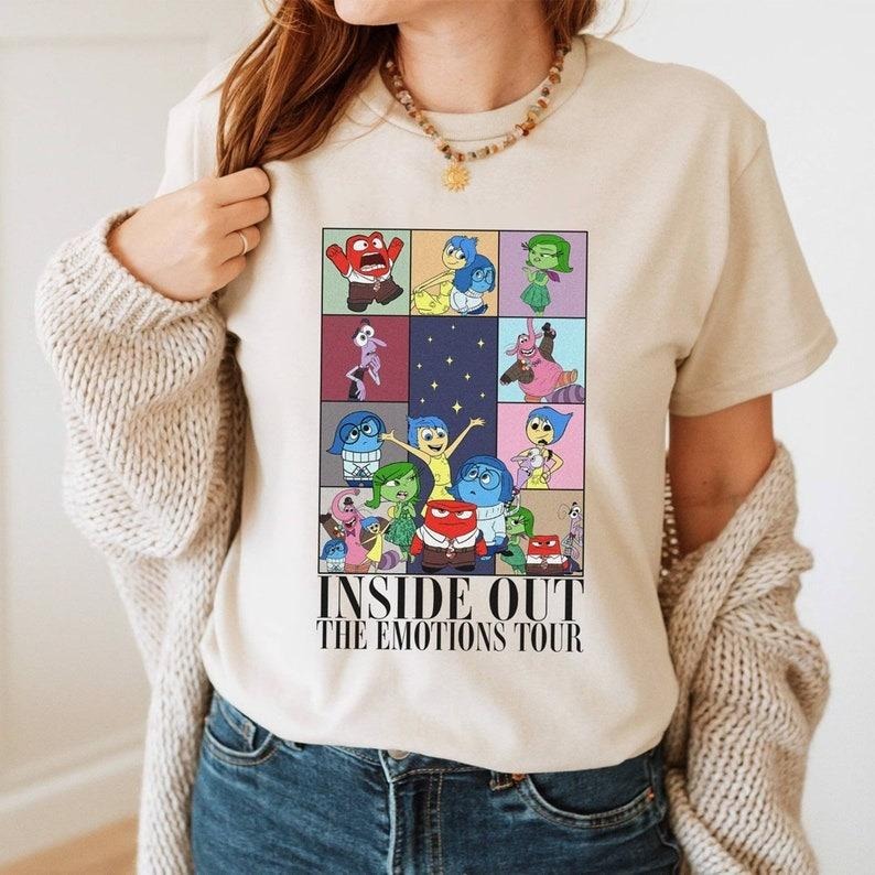 Inside Out The Emotions Tour Shirt, Inside Out Characters Shirt Hoodie, Sweatshirt | HypeDripTees.com