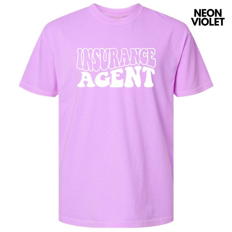 Insurance Agent Bubble Letter Comfort Colors T-Shirt 'NLB' Hoodie, Sweatshirt | HypeDripTees.com