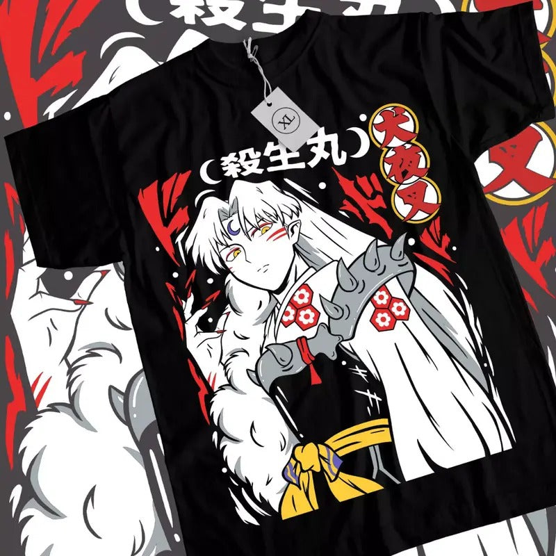 Inuyasha Anime T-Shirt & Sweatshirt, Sesshomaru Powerful Demon Graphic Tee, Anime Manga Lover Gifts Hoodie | HypeDripTees.com