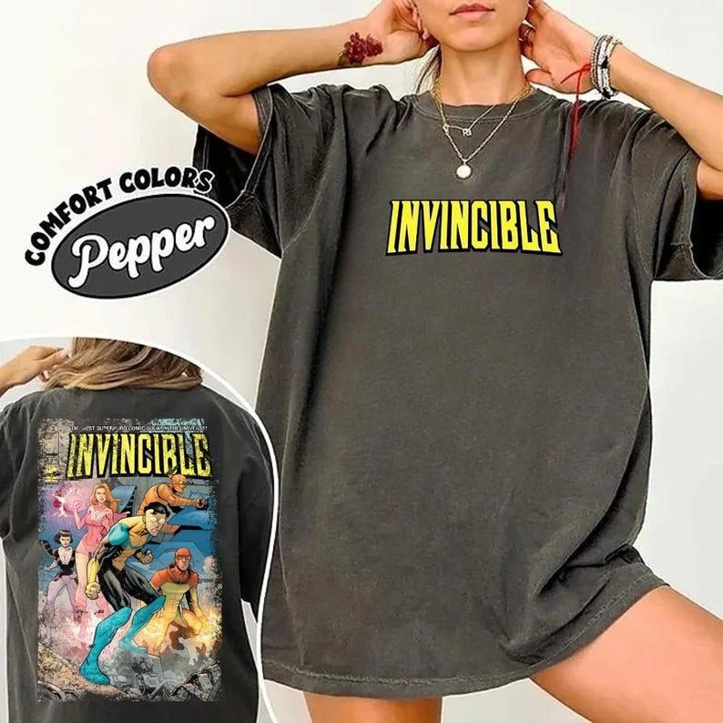 Invincible TV Show Mark Invincible Comfort Color shirt, Unisex Jumper, Superhero Fan Gift, Comic Book Bootleg Fan Tee...