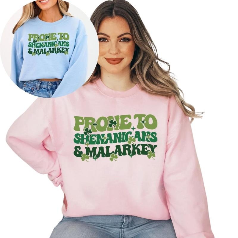 Irish Sweatshirt, St Patricks Day Sweatshirt T-Shirts, Hoodie | HypeDripTees.com
