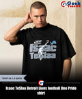 Isaac TeSlaa Detroit Lions football One Pride shirt