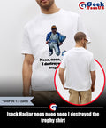Isack Hadjar nooo nooo nooo I destroyed the trophy shirt