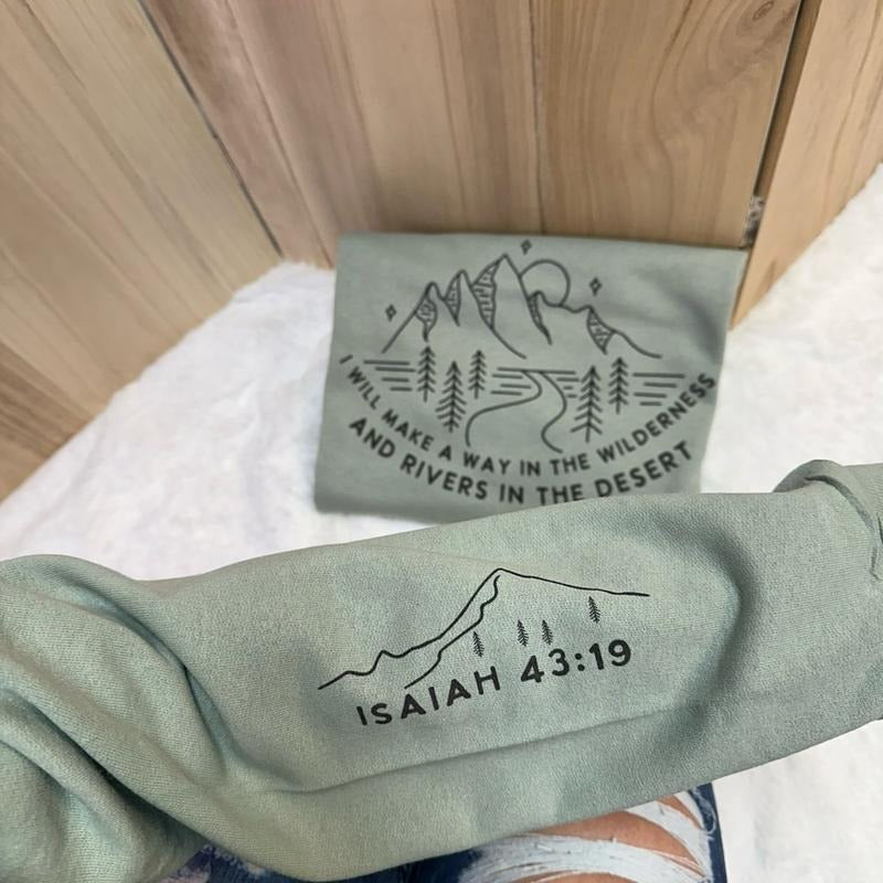 Isaiah 43:19 Sweatshirt - Christian Sweatshirt T-Shirts, Hoodie | HypeDripTees.com