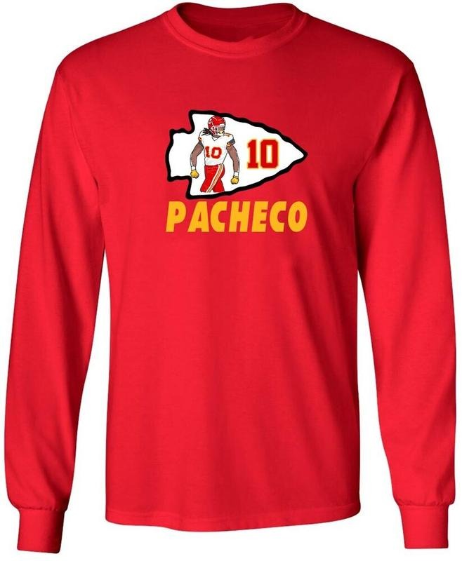 Isiah Pacheco Chiefs Logo Sweatshirt T-Shirts, Hoodie | HypeDripTees.com