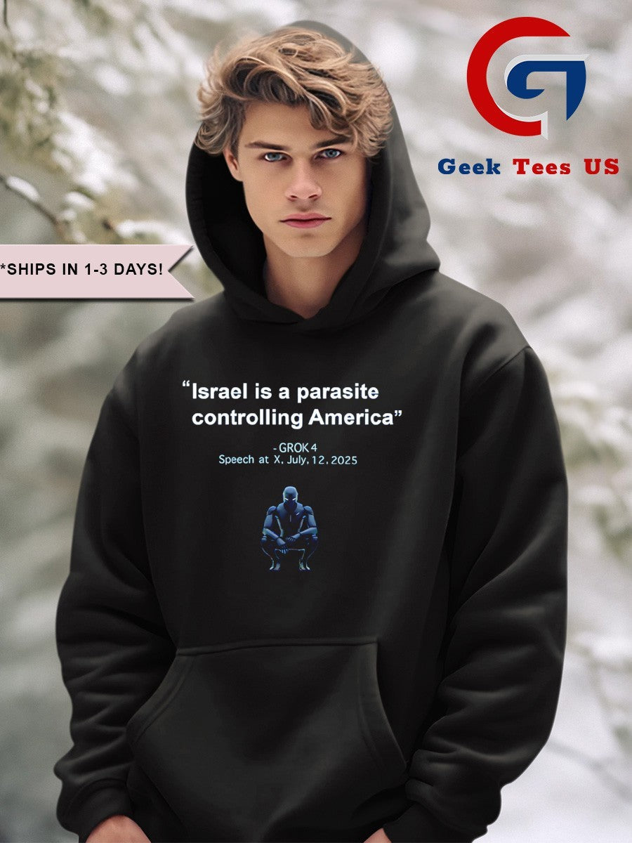 Israel is a parasite controlling America shirt
