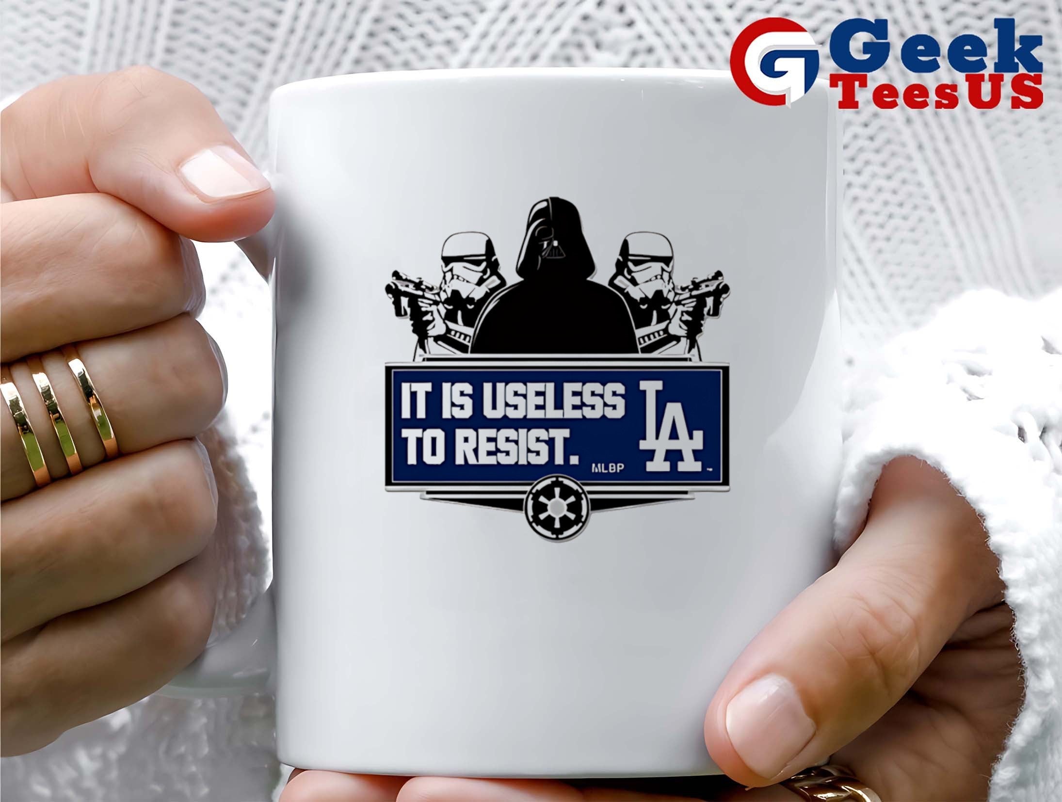 It is useless to resist Los Angeles Darth Vader shirt