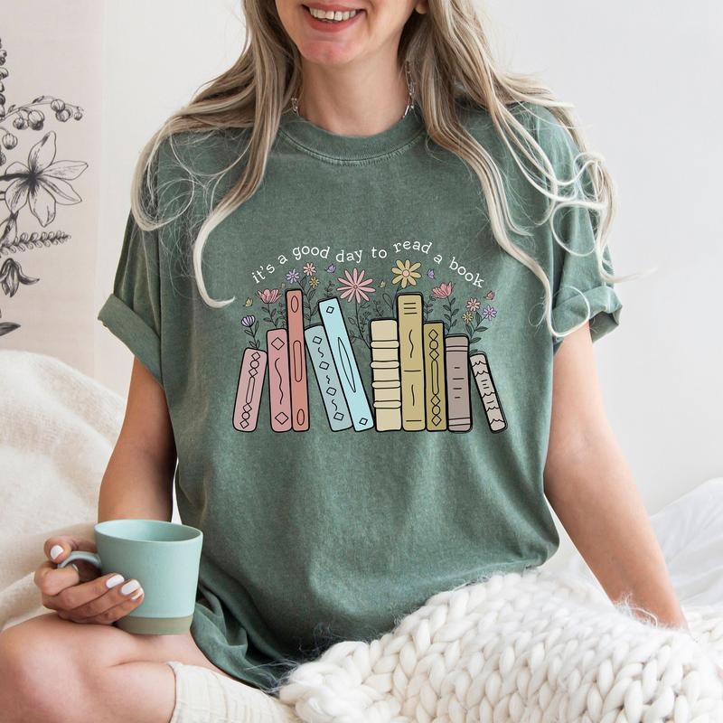 It's A Good Day To Read A Book Shirt, Reading Shirt, Back To School Shirt, Book Lover T-Shirt, Teacher Shirt, Book...