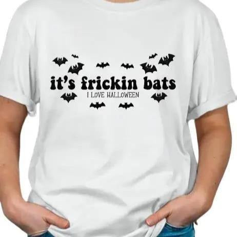It's Frickin Bats Graphic Halloween T-shirt Hoodie, Sweatshirt | HypeDripTees.com