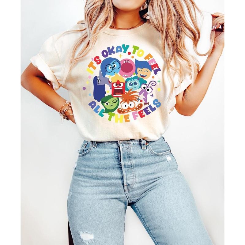 It's Okay To Feel All The Feels T-shirt, Sweatshirt, Therapy hoodie, Teacher Shirt, Gift for Teacher | HypeDripTees.com