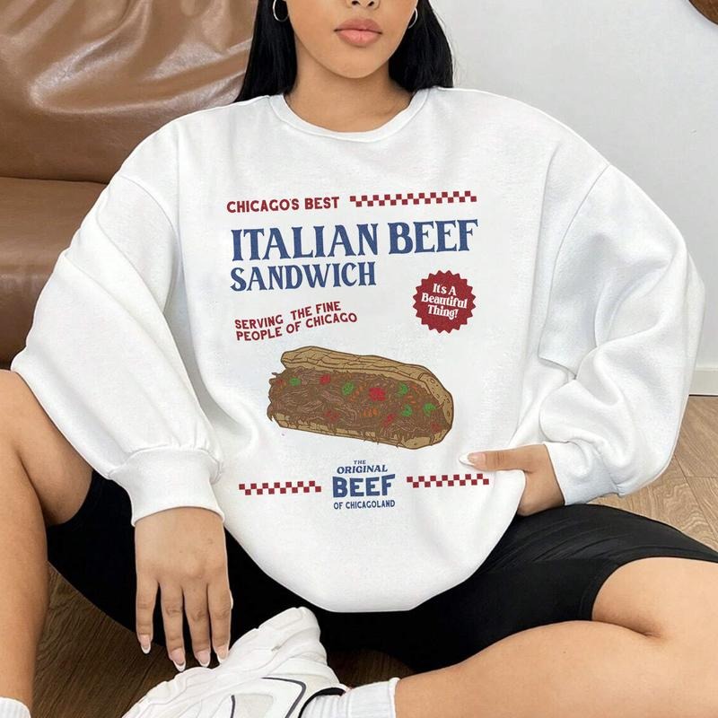 Italian Beef Sandwich T-Shirt Sweatshirt Hoodie Unisex | HypeDripTees.com
