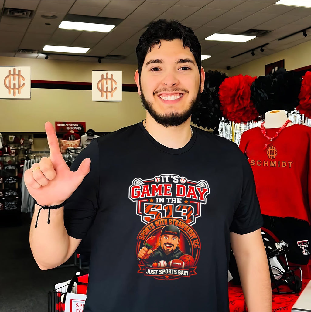 It’s Game Day in the 513 Sports With Strawberry Ice Just Sports Baby shirt