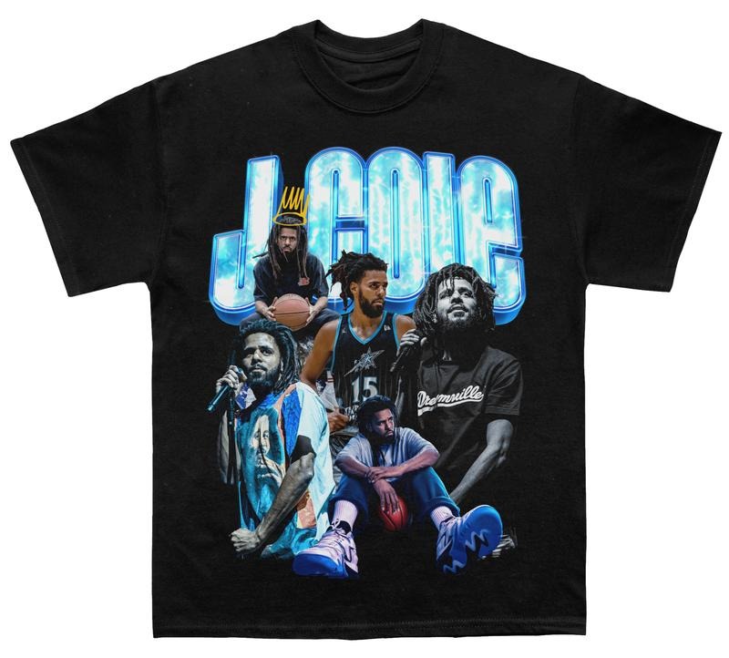 J Cole T-Shirt - Streetwear, Fans Gift For Men And Women T-Shirt Hoodie, Sweatshirt | HypeDripTees.com