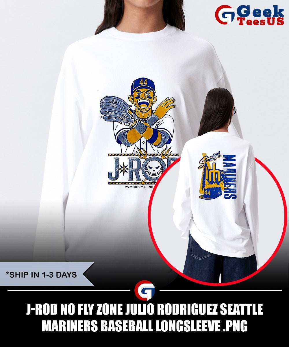 J-Rod No Fly Zone Julio Rodriguez Seattle Mariners baseball shirt