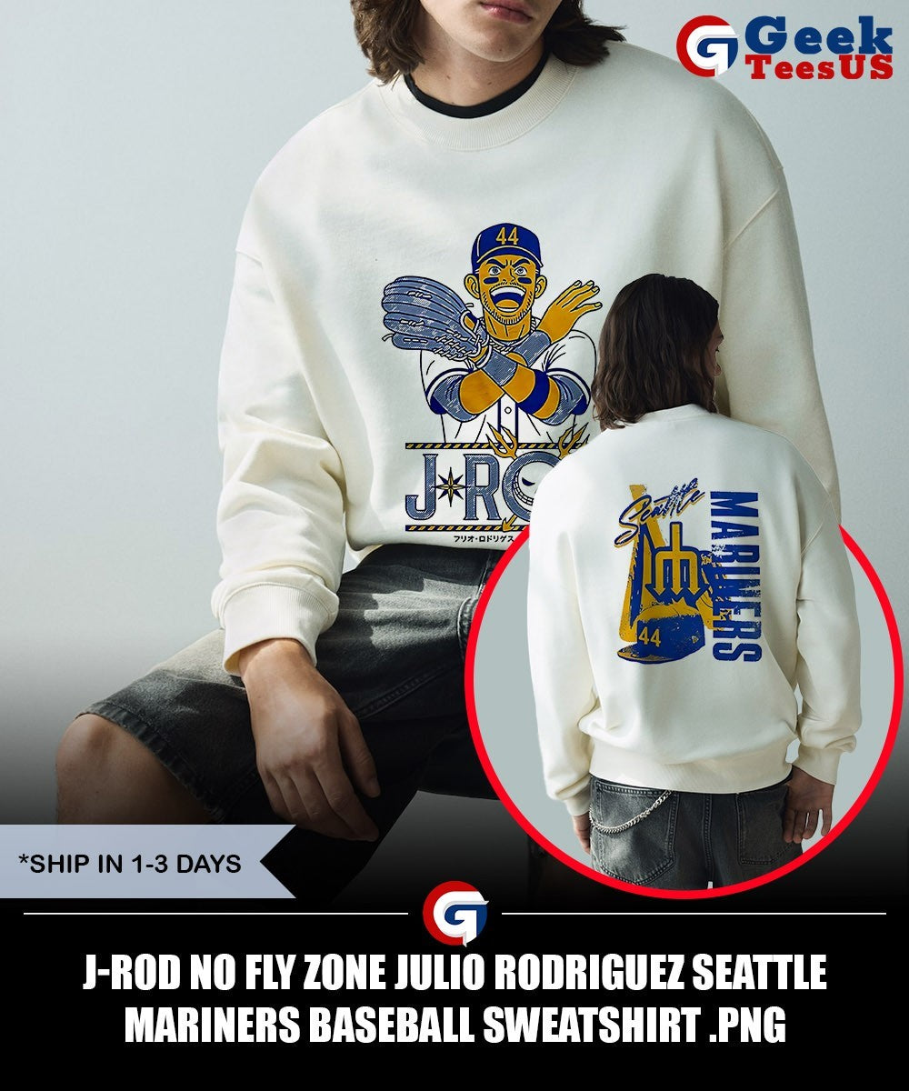 J-Rod No Fly Zone Julio Rodriguez Seattle Mariners baseball shirt