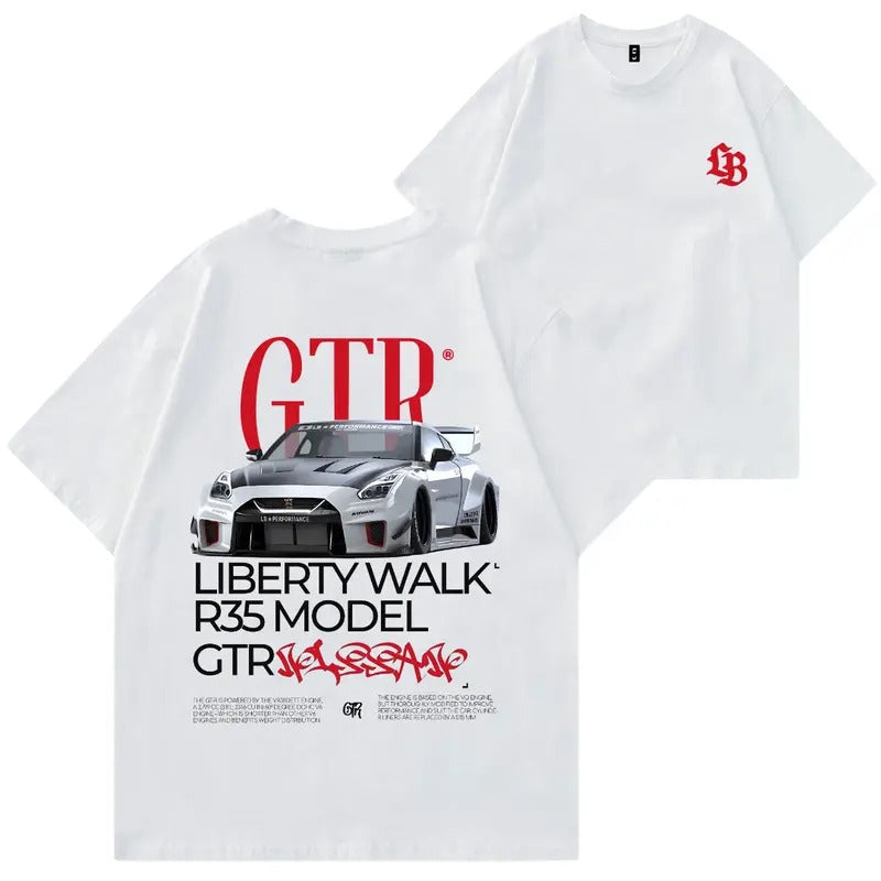JDM GTR R35 Liberty Walk T-shirt, Hoodie, Sweater, Car Enthusiast Shirt, Car Clothing, Unisex, Vintage car shirt Sweatshirt