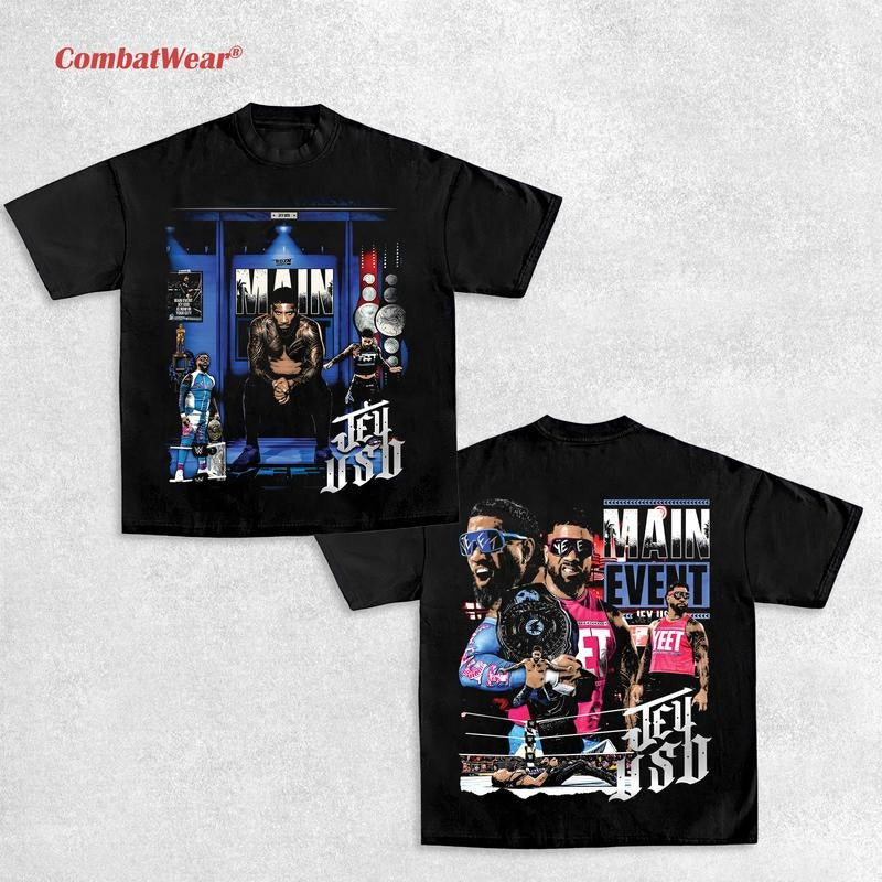 JEY USO NEW 2025 TEE , Wrestling Tee, Wrestling Graphic Tee, Wrestler Shirt, Sports Shirt, Vintage Wresting Shirt,...