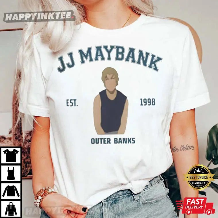 JJ Maybank Outer Bank est 1998s Gift For Fan T-Shirt Hoodie, Sweatshirt | HypeDripTees.com
