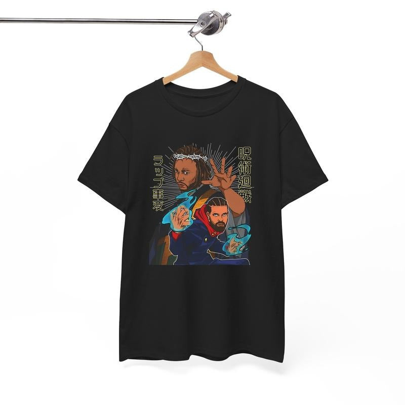 JJK x Kendrick x Drake T-Shirt, Sweatshirt, Hoodie | HypeDripTees.com