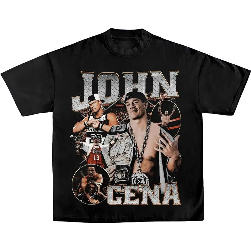 JOHN CENA V3 TEE , Wrestling Tee, Wrestling Graphic Tee, Wrestler Shirt, Sports Shirt, Vintage Wresting Shirt, Wrestling...