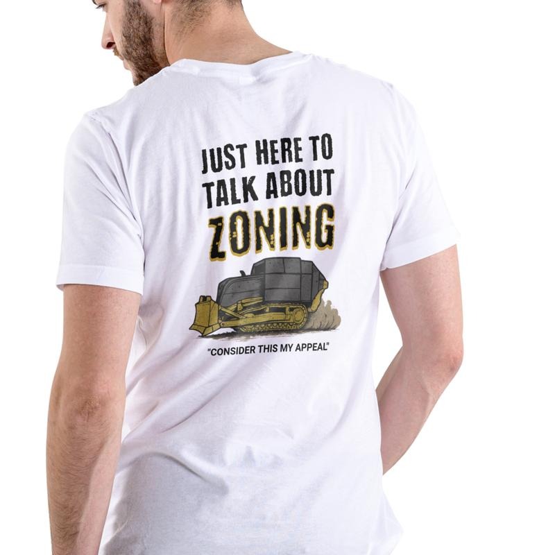 JUST HERE TO TALK ABOUT ZONING T SHIRT, Unisex Cotton, graphic T Shirt Hoodie, Sweatshirt | HypeDripTees.com