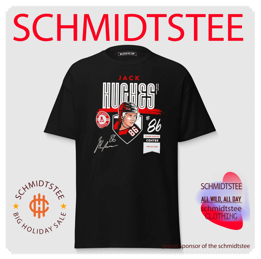 Jack Hughes New Jersey Devils Player Spotlight Name & Number shirt