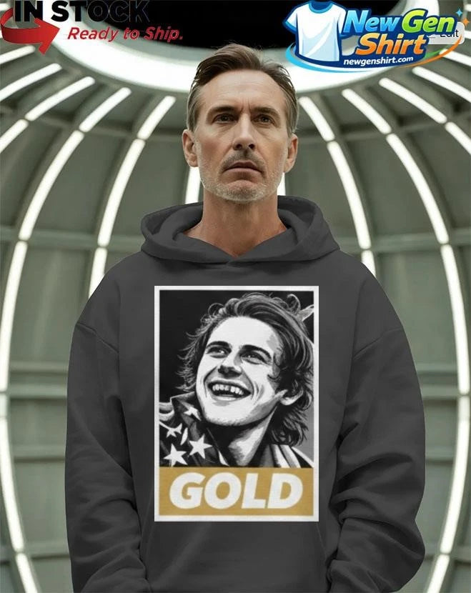 Jack Hughes USA Gold Medal Shirt