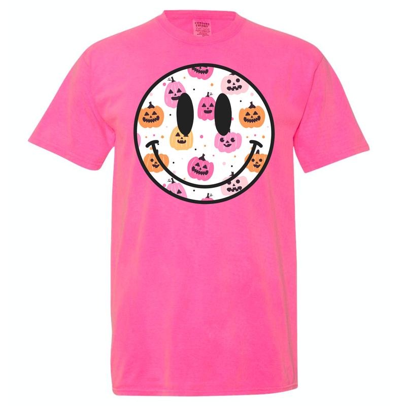 Jack O' Lantern Happy Face Comfort Colors T-Shirt 'NLB' Hoodie, Sweatshirt | HypeDripTees.com