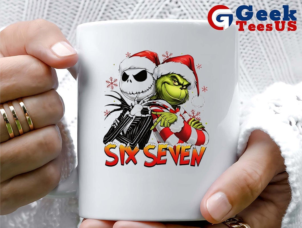 Jack Skellington and Grinch six seven Christmas shirt