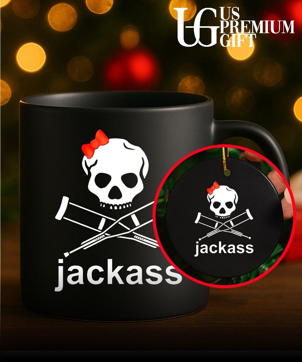 Jackass Pink Bow logo shirt