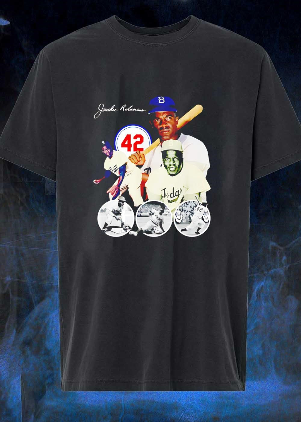 Jackie Robinson Baseball Legend 42 Dodgers T-Shirt