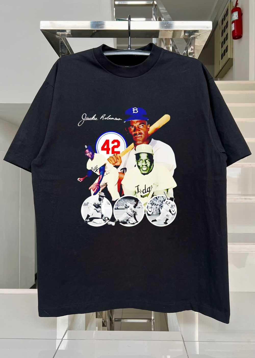 Jackie Robinson Baseball Legend 42 Dodgers T-Shirt