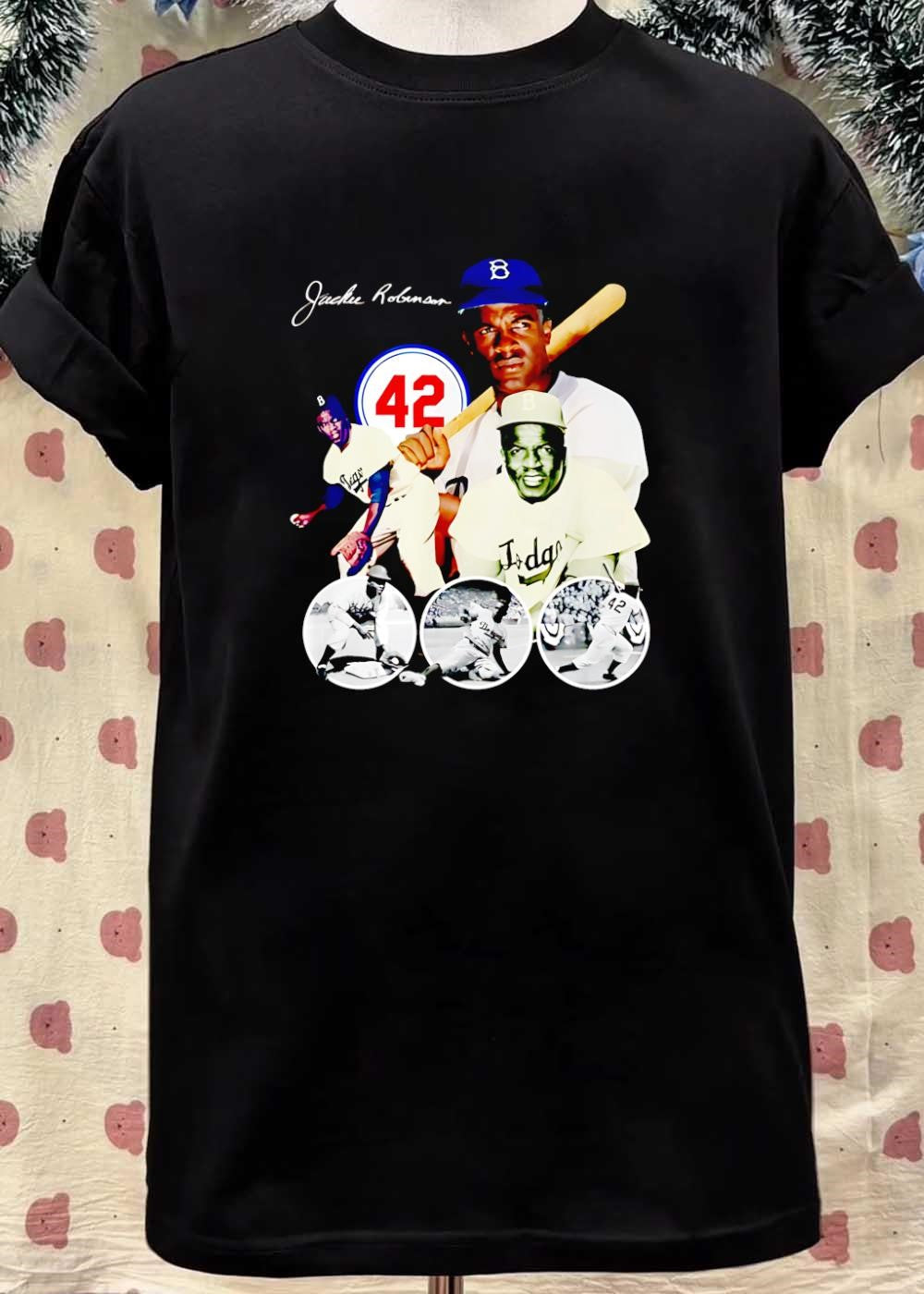 Jackie Robinson Baseball Legend 42 Dodgers T-Shirt