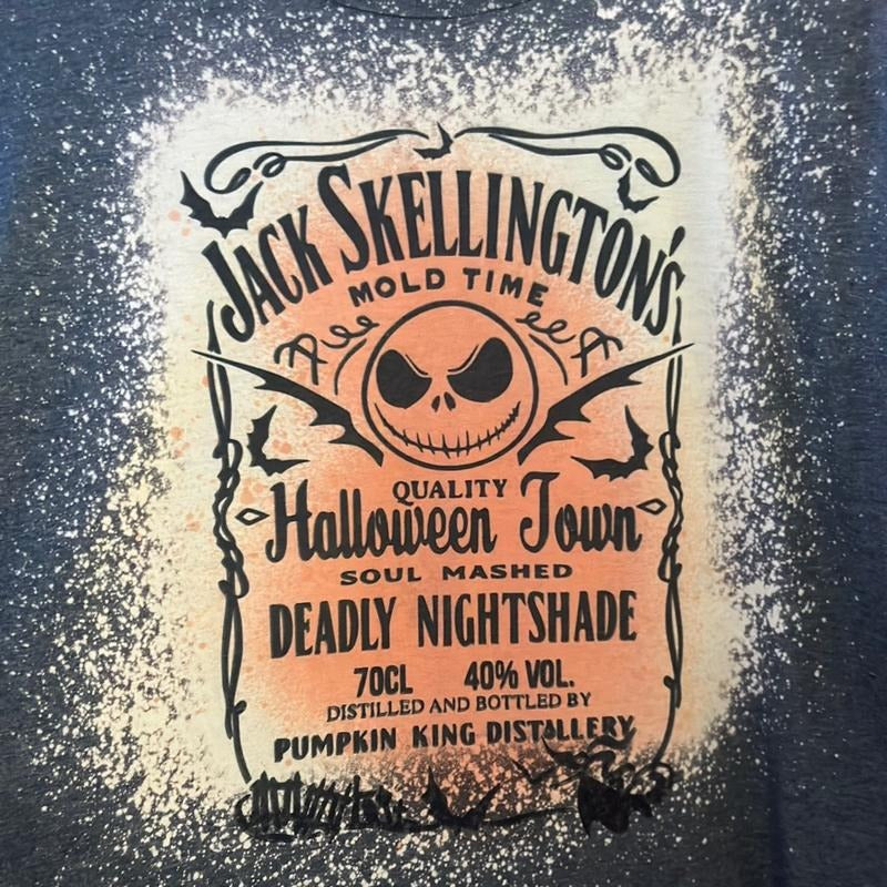 Jacks Deadly Nightshade | Custom Bleached T-Shirt Hoodie, Sweatshirt | HypeDripTees.com