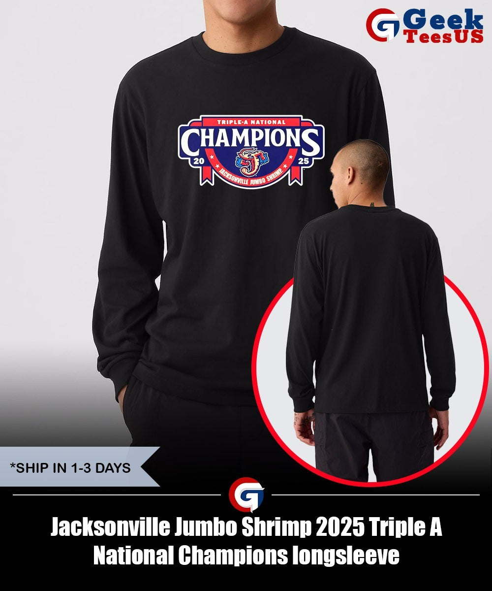 Jacksonville Jumbo Shrimp 2025 Triple A National Champions shirt