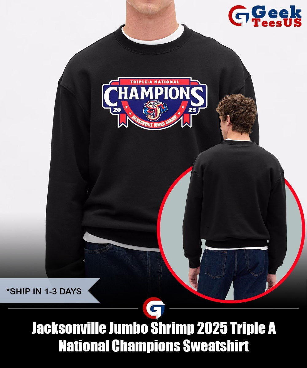 Jacksonville Jumbo Shrimp 2025 Triple A National Champions shirt