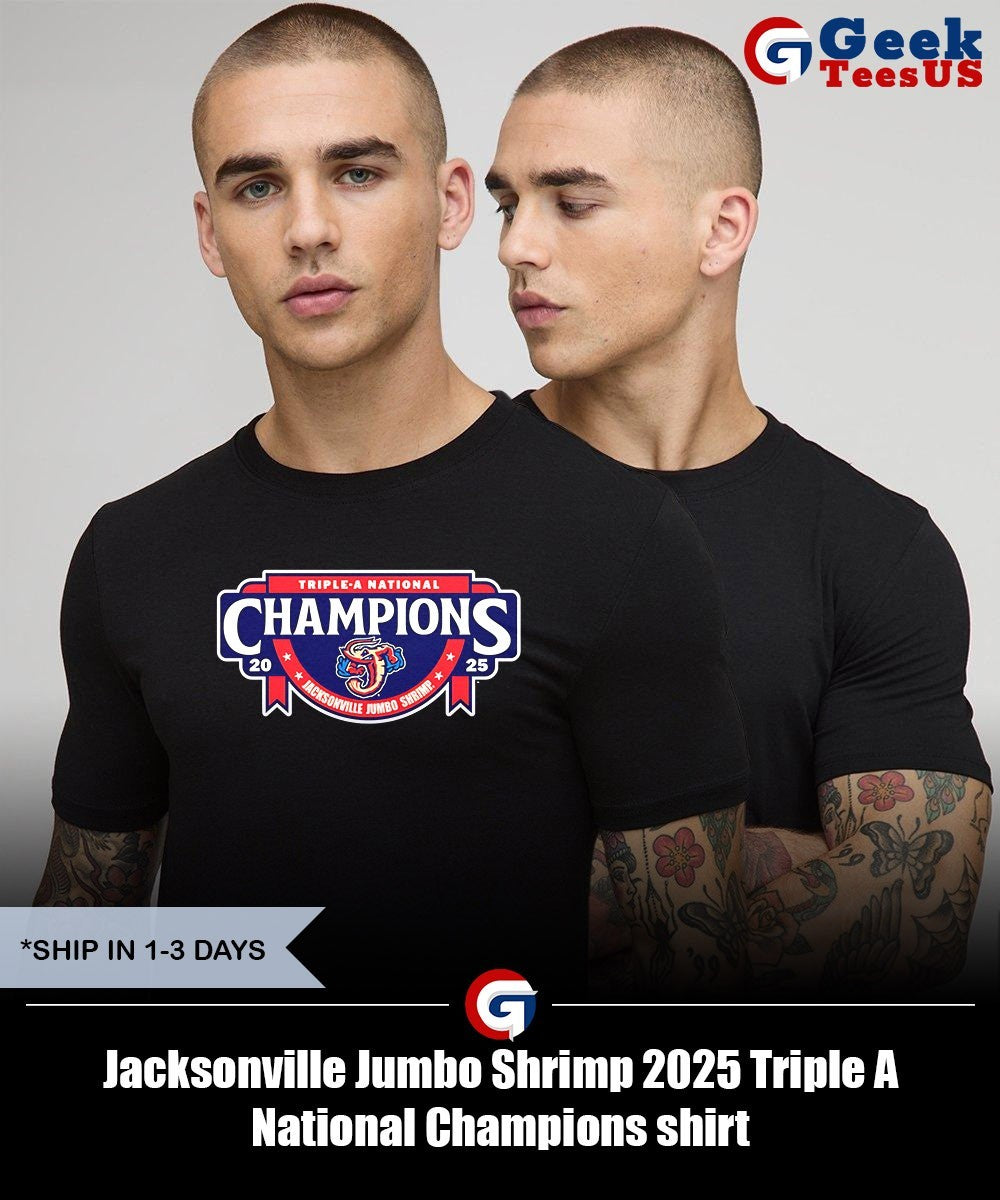 Jacksonville Jumbo Shrimp 2025 Triple A National Champions shirt