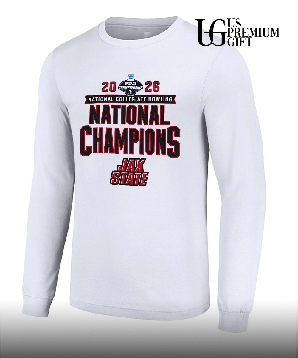 Jacksonville State Gamecocks 2026 NCAA Bowling National Champions T-shirt