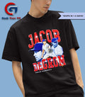 Jacob deGrom Texas Rangers baseball flair signature retro shirt