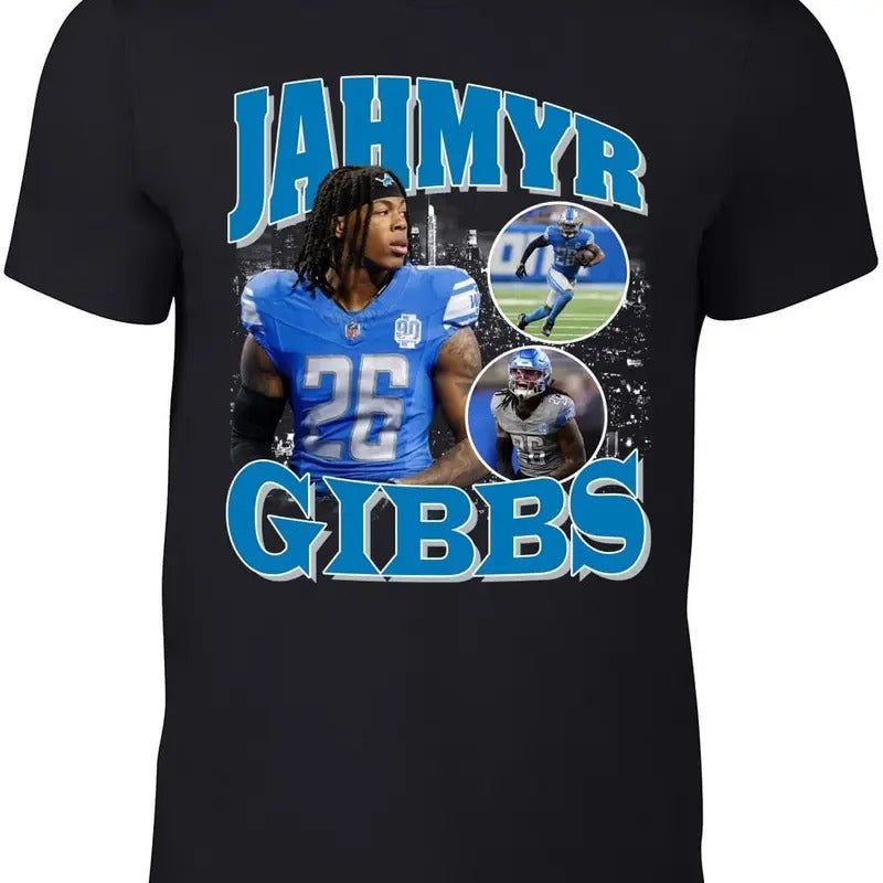 Jahmyr Gibbs Bootleg Style T-Shirt Adult Hoodie, Sweatshirt | HypeDripTees.com